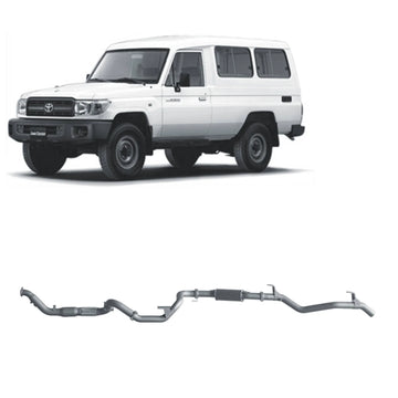 Redback Extreme Duty Exhaust for Toyota Landcruiser 78 Series 4.2L TD (01/2001 - 01/2007) - Brixton 4x4 - Buy Online Now!
